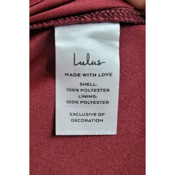 Lulus Passionate Promise XS Burgundy Lace Maxi Dress Evening Gown 67945 Holiday - Picture 4 of 8